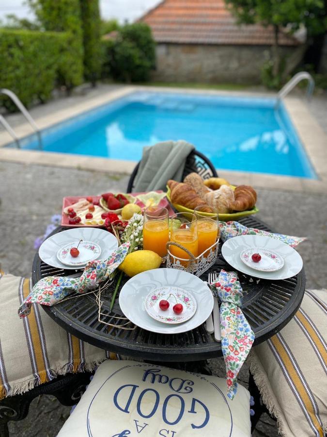 Pequena Casa Rustica Com Piscina Vila Penafiel Exterior foto